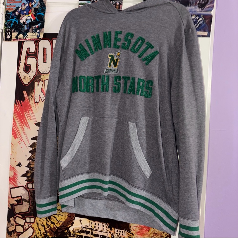 Fanatics Retro Style NHL Hockey Minnesota North Stars Hoodie